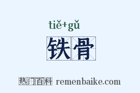 铁骨是什么意思的图片